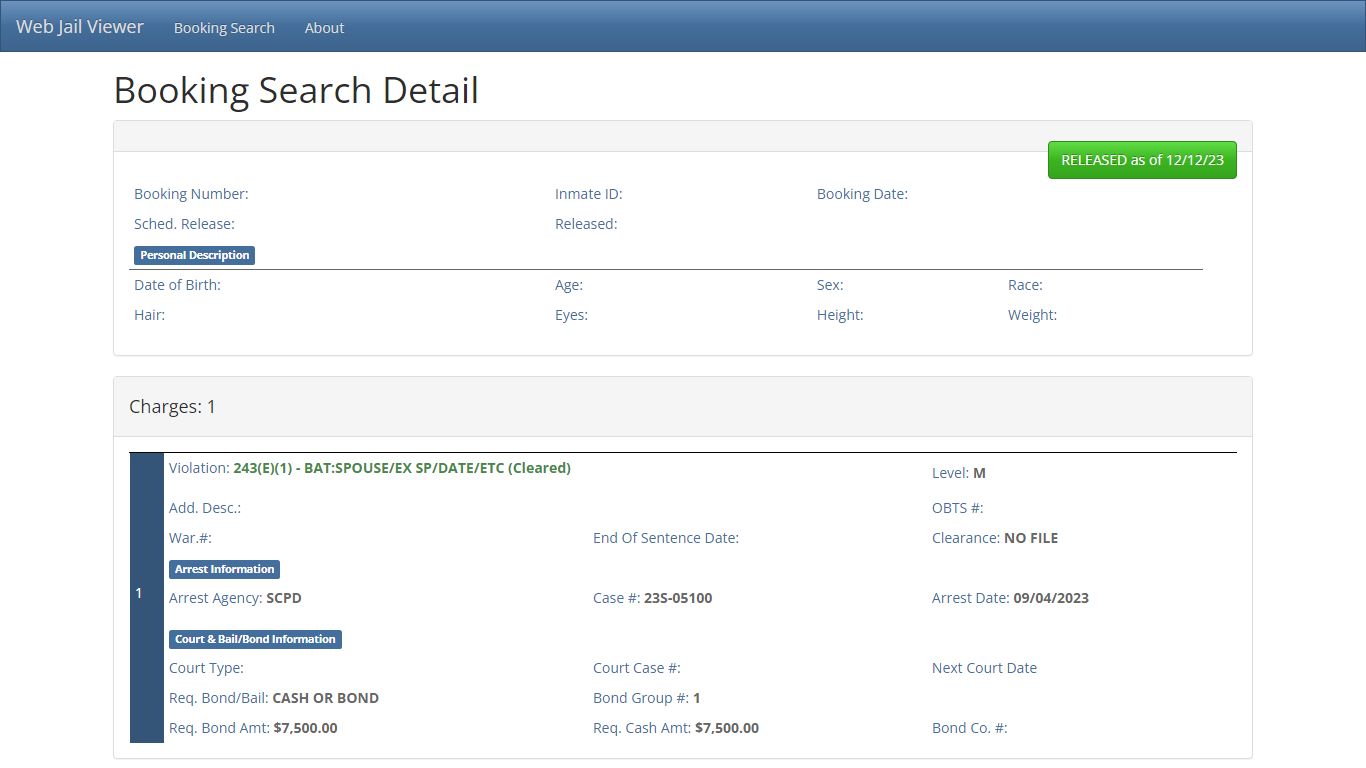 - Web Jail Viewer
